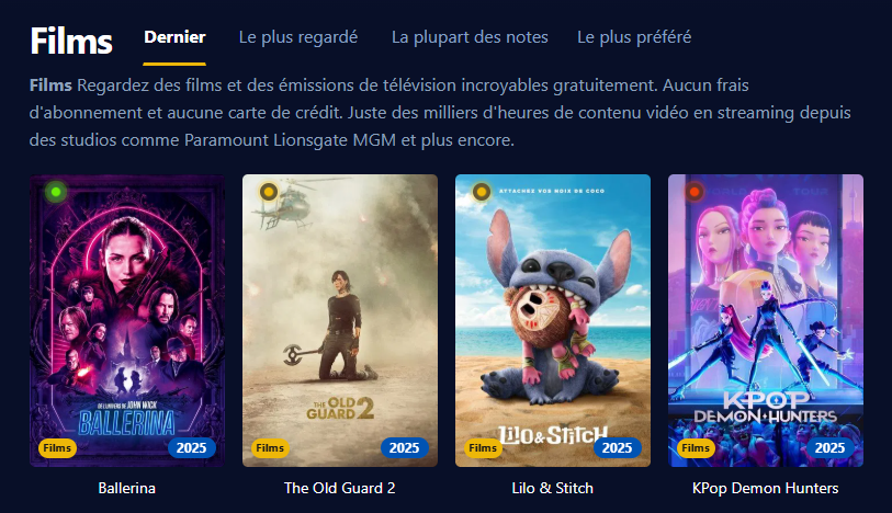 Aperçu de l'interface utilisateur d'Azmip